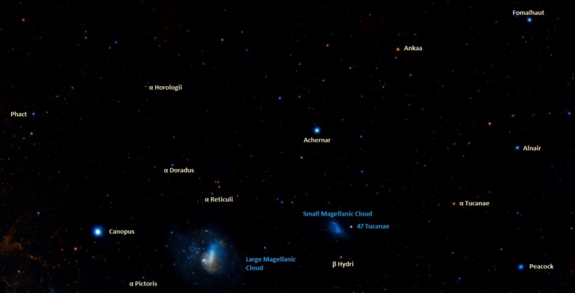 how to find achernar,where is achernar in the sky