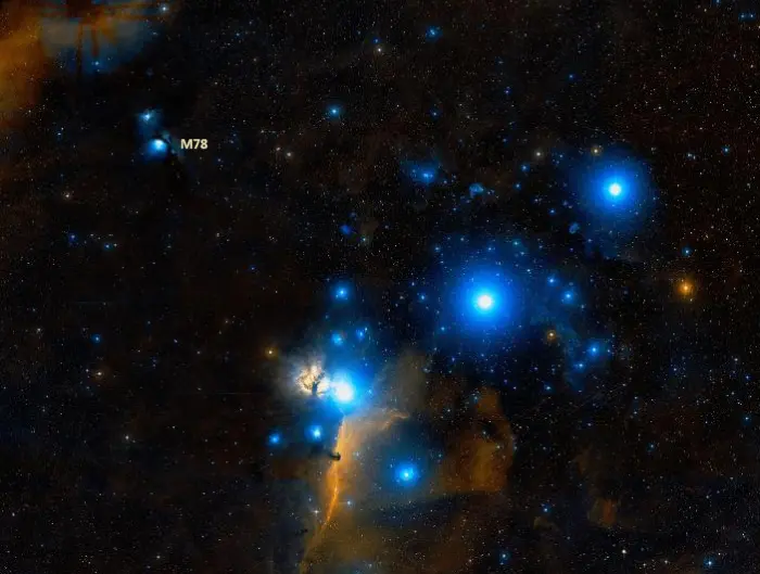 alnitak and m78 