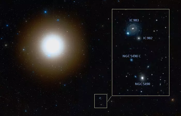 IC 983, IC 982, NGC 5490