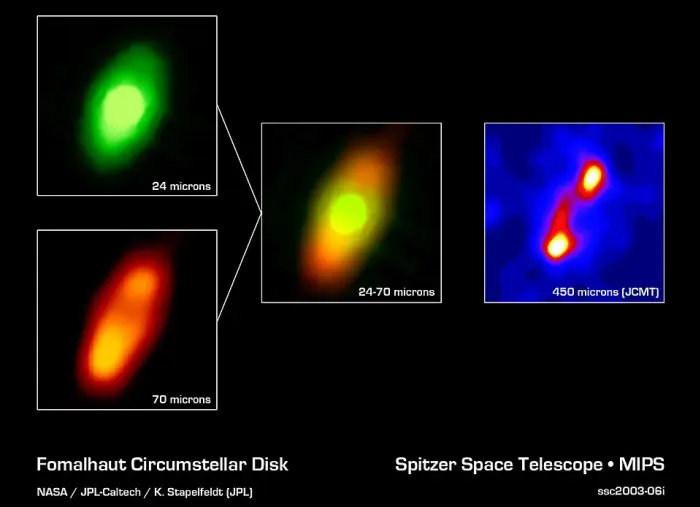 fomalhaut spitzer space telescope