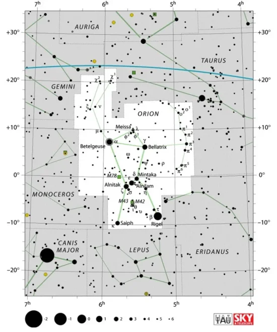 Orion,Orion constellation,orion stars,orion star map