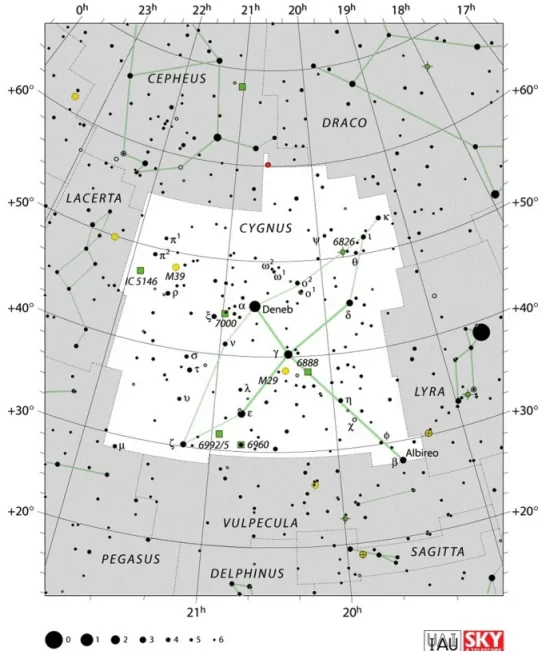 Cygnus constellation ,cygnus stars,cygnus star map,swan constellation