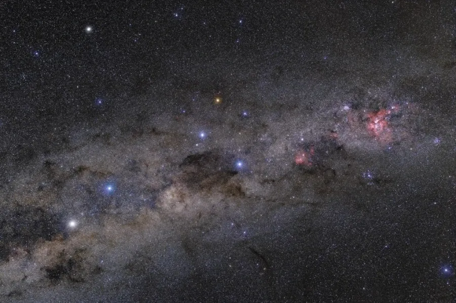 alpha and beta centauri,southern cross,coalsack nebula,carina nebula