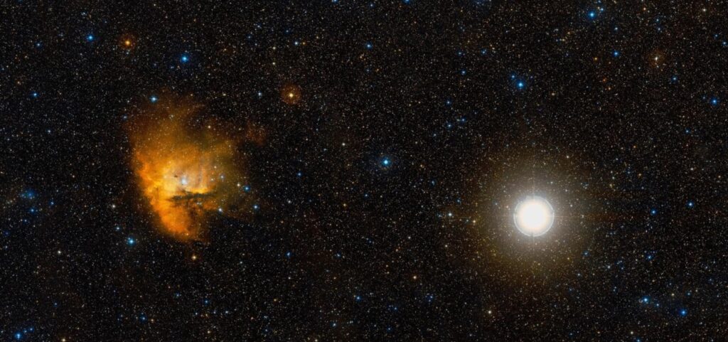 schedar,pacman nebula,ngc 281