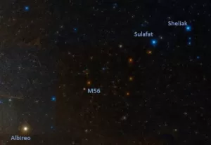 how to find messier 56,where is messier 56 in the sky