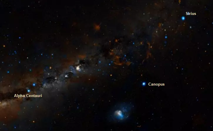 What is the brightest star in the night sky? Sirius vs North star.