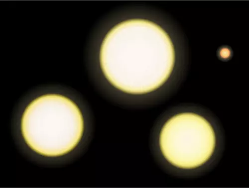 sun compared to alpha centauri,sun compared to proxima centauri