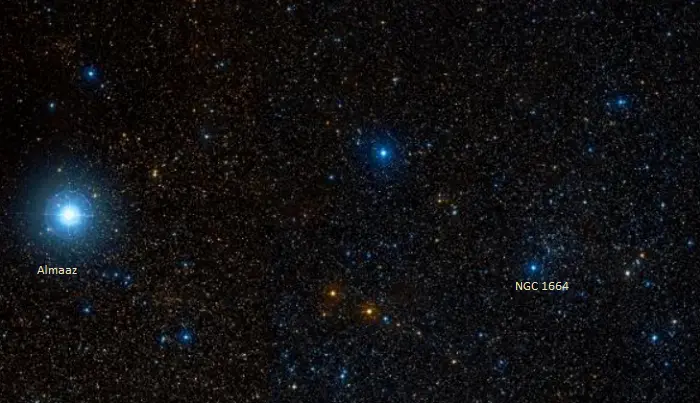 epsilon aurigae and open cluster ngc 1664