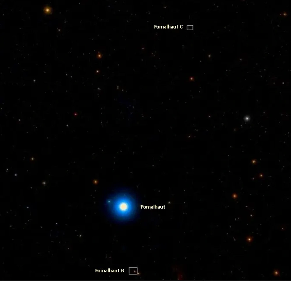alpha piscis austrini star system,fomalhaut system,fomalhaut B,fomalhaut C