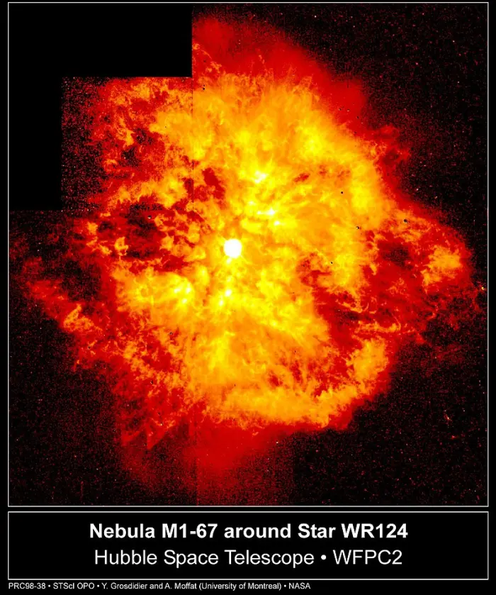 wr 124 hubble space telescope