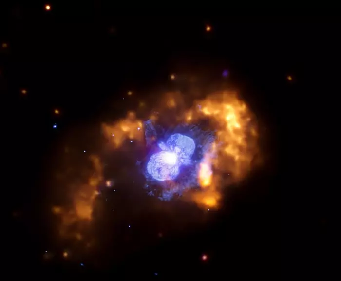 eta carinae optical,eta carinae x-ray