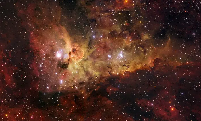 eta carinae danish telescope,trumpler 14,trumpler 16