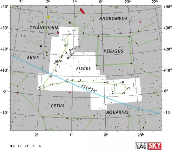 pisces star map,pisces star chart,pisces stars,pisces constellation