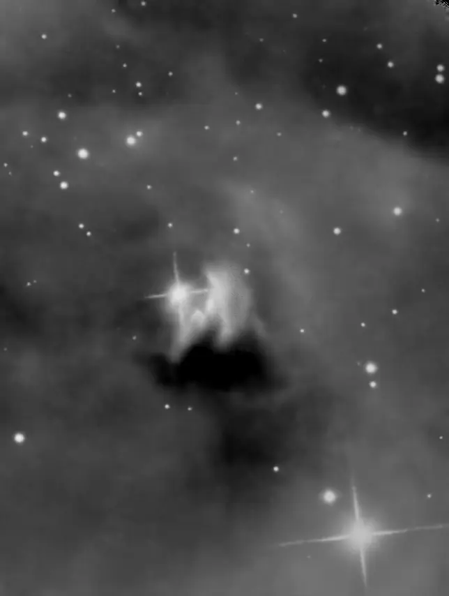 ngc 1555,hind's variable nebula