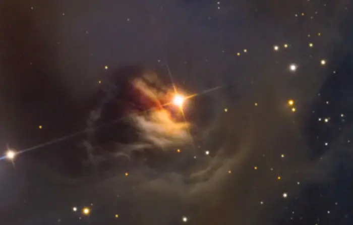 t tauri star,hind's variable nebula,ngc 1555