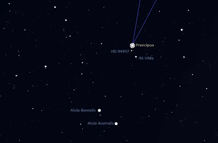 Praecipua (46 Leonis Minoris) (46 Leonis Minoris) Star Facts