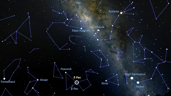 how to find delta pavonis,where is delta pavonis in the sky