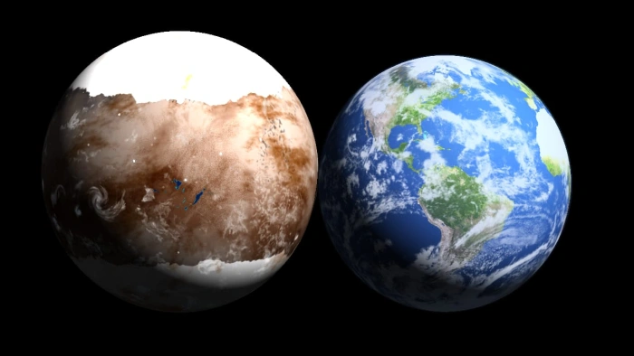 earth compared to kepler-186f