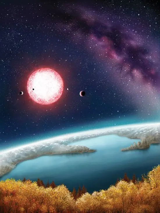 kepler-186f planet illustration