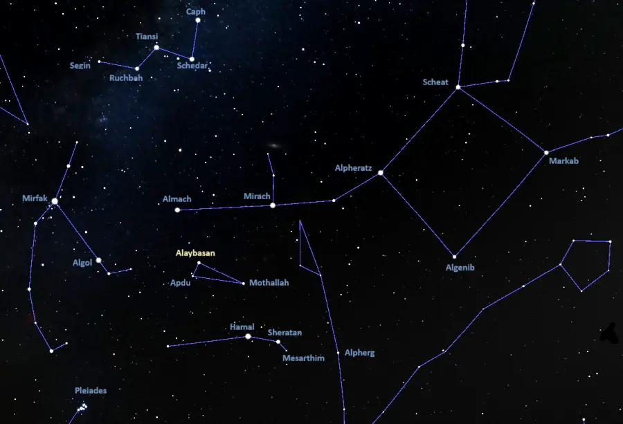 how to find beta trianguli,where is beta trianguli in the sky