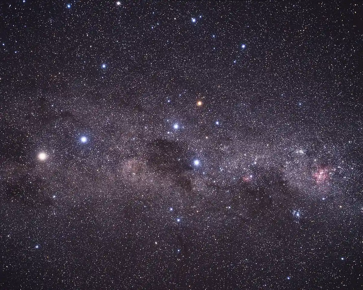 alpha and beta centauri,southern cross,theta carinae cluster,carina nebula