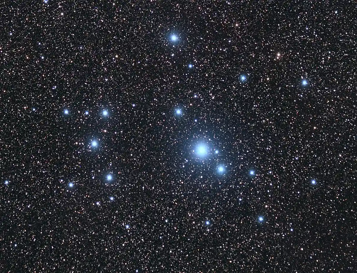 ic 2602,southern pleiades