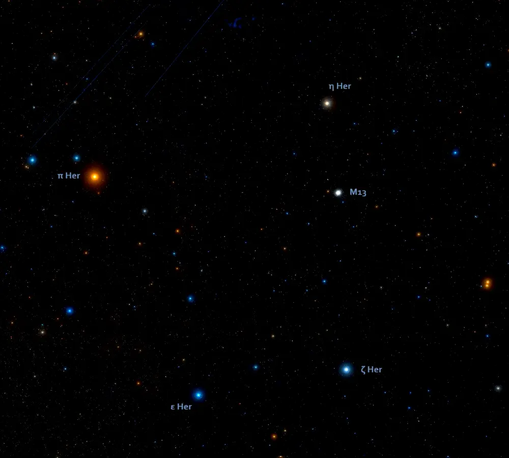 zeta herculis and messier 13