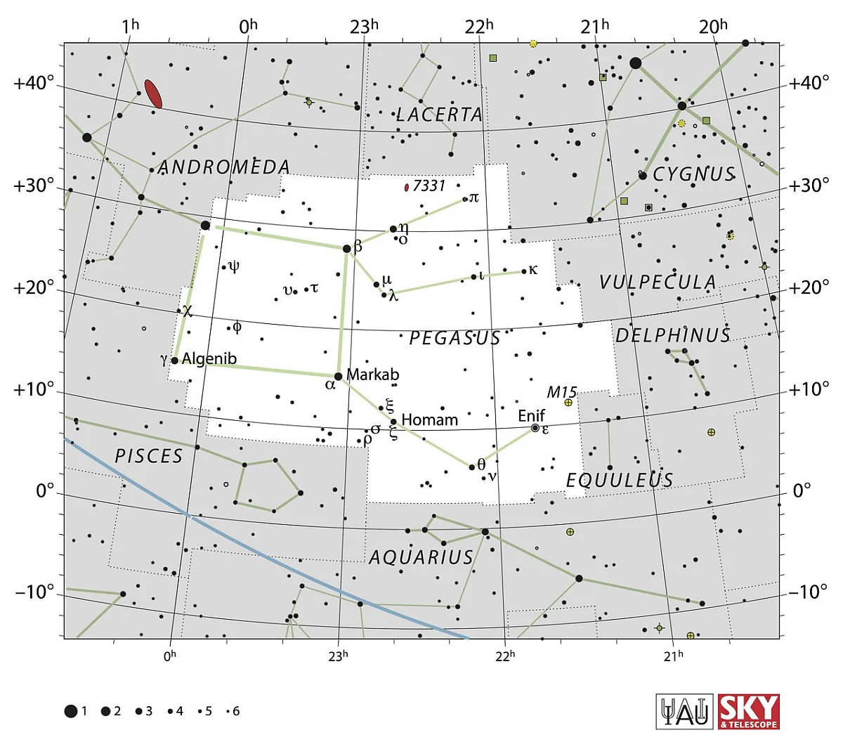 winged horse constellation,pegasus stars,pegasus constellation map